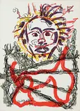 Jean Paul Riopelle, Parler De Corde, Galarneau, 1972, colour lithograph on paper