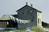 Geoffrey Allan Rock, Monday, Mallory Town, Ontario, oil on wood board