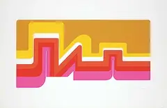 Kenneth Samuelson, Along the Way #27/30, 1973, colour silkscreen on paper