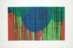 Kenneth Samuelson, Don't Feed the Bears #12/25, 1970, colour silkscreen on paper