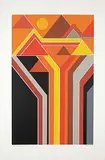Kenneth Samuelson, Indian Summer #28/37, 1977, colour silkscreen on paper