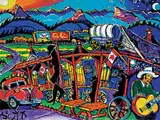 Brian J. Scott, Ian Tyson Country, acrylic on canvas