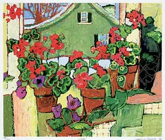 Claude A. Simard, Fevrier #96/125, 1996, colour silkscreen on paper