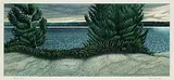Jeremy Smith, Dark Day, Burnegie #15/84, 1980, colour silkscreen on paper