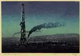 George Weber, Alberta Energy II #36/162, 1981, colour wood block on paper