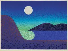 Jack Marlowe Wise, Tai Chi #40/75, 1982, colour wood block on paper