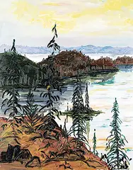 Alex Cameron, High View, 1989, oil on canvas