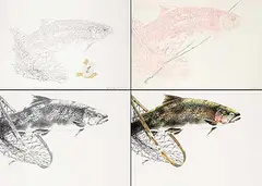 Jack Lee Cowin, Study for Future Considerations - T.U. Print / Sketch for Future Considerations / Future Considerations #Artist's Proof - First Pull / Future Considerations #T.P., 1986, graphite / ink and graphite / lithograph / colour lithograph on paper