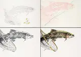 Jack Lee Cowin, Study for Future Considerations - T.U. Print / Sketch for Future Considerations / Future Considerations #Artist's Proof - First Pull / Future Considerations #T.P., 1986, graphite / ink and graphite / lithograph / colour lithograph on paper