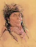 Nicholas Raphael de Grandmaison, Portrait of a Cree Man