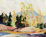 Joachim George Gauthier, Autumn, 1950, oil on canvas board