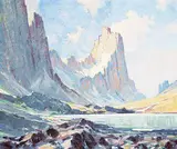 Alfred Crocker Leighton, Untitled - Springtime in the Rockies