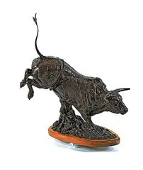 Richard Loffler, Outlaw #10/15, bronze sculpture