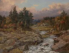 Thomas Mower Martin, Rapids [Beginning of a River], oil on canvas