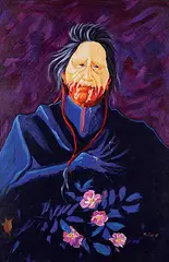 Terry McCue, Wild Rose's Spirit, 1996, acrylic on canvas