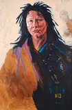 Terry McCue, Untitled - Portrait of a Woman, acrylic on canvas