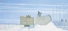 Peter Shostak, This is Your Last Jump, 1980, oil on canvas