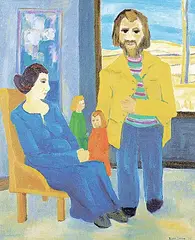 John Harold Thomas Snow, Family, 1978, oil on canvas