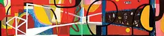 Mark Douglas Dicey, Giotto's Table [Diptych], 2014, acrylic on canvas