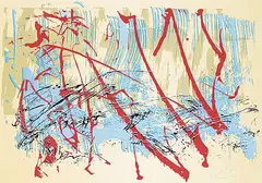 Marcelle Ferron, Il Faut Que #3/75, 1978, colour silkscreen on paper