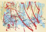 Marcelle Ferron, Il Faut Que #3/75, 1978, colour silkscreen on paper