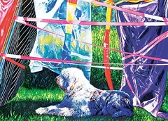 Alexandra Haeseker, Exhibition Sphinx, watercolour on paper