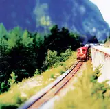 Toni Hafkenscheid, Train Yale, colour photograph on paper