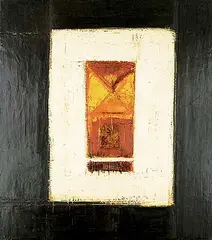 Christopher Kier, Memory as Refuge Study II, 1993, encaustic and mixed media on canvas