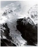 Craig Richards, Berg Glacier, The Helmet, Mount Robson #1/2, black and white photograph on paper