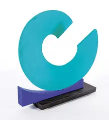 Greg Robb, Rip Curl, 2021, painted metal sculpture