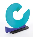 Greg Robb, Rip Curl, 2021, painted metal sculpture