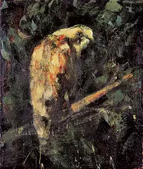 Tony Scherman, Untitled - Bird, 2010, encaustic on canvas