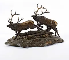 Clark Bronson, The Big Boys! #6/75, 1984, bronze sculpture