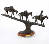 Clifton Roy Cheek, End of the Hunt #11/20, 1989, bronze sculpture