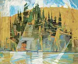 Clare Bice, October Hill, oil on canvas