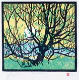 A. J. Casson, Grenadier Pond #91/250, colour wood block on paper