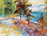 Orestes de Grandmaison, Late Sun and Pine