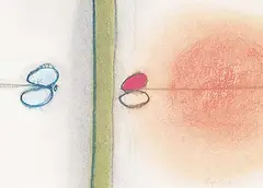 Edward William Godwin, C Untitled, 1961, mixed media on paper