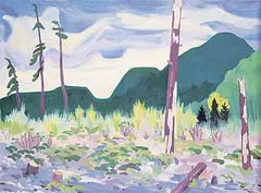 Colin D. Graham, Cowichan, 1995, oil on canvas