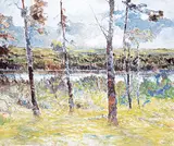 Hans Herold, Little Bear Lake, 1979, acrylic on canvas