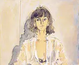 Robert F.M. McInnis, Black Bra, 1984, oil on canvas