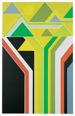 Kenneth Samuelson, Springtime #30/37, 1977, colour silkscreen on paper