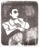 William Lewy Leroy Stevenson, Untitled - The Violinist #10/12