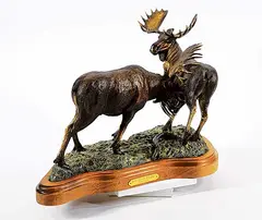 Rick Taylor, Battle of Titans, 1995, bronze sculpture