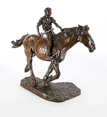 John Weaver, Untitled - Toy Soldier #9/30, bronze sculpture