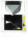 Kenneth A. Webb, Untitled - Colour Proof, 1984, hand coloured etching on paper