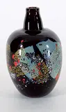 Martha Henry, Black Vase, glass