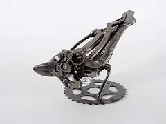 Paul Baker, Cheeky, 2015, metal sculpture