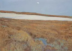 Douglas Dennis Barry, Untitled - Prairie Landscape, 1978, oil on canvas