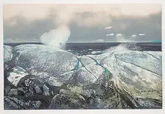 Ed Bartram, March Ice #2, Nova Scotia #11/50, 1981, colour etching on paper